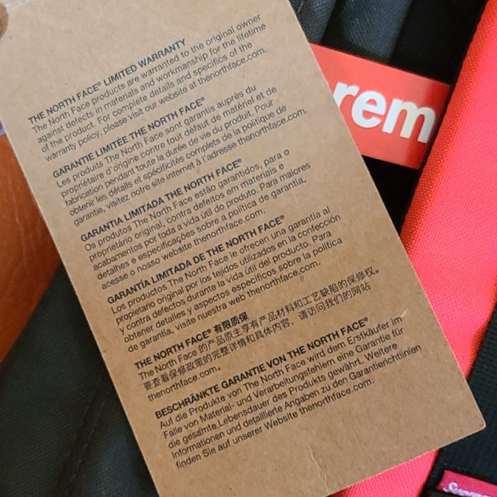 SOLD! Supreme North Face RTG Backpack Rocket Red - Picture 8 of 13